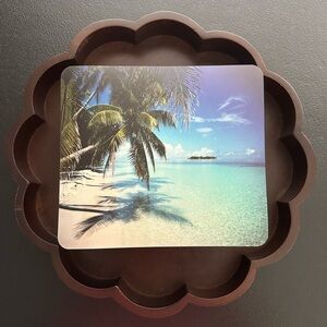 Tropical Beach Mouse Pad